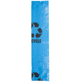 کیسه های زباله پلاستیکی آبی بازیافتی 1.2 مایل 40 - 45 گالون محیط زیست دوستانه