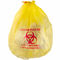 37 &amp;quot;X 50&amp;quot; کیسه های زباله عفونی زرد، مواد HDPE کیسه های دفع زباله های پزشکی