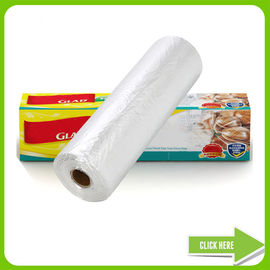 رول های کیسه های بسته بندی مواد غذایی مواد غذایی شفاف رنگ HDPE