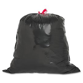 کیسه های سطل زباله بازیافت شده 120l سیاه و سفید چاپ های سنگین با آبی قرعه کشی