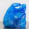 کیسه خرید کیسه های پلی کربنات پلاستیکی تسمه نقرهای رنگ آبی تخت نوع سفارشی
